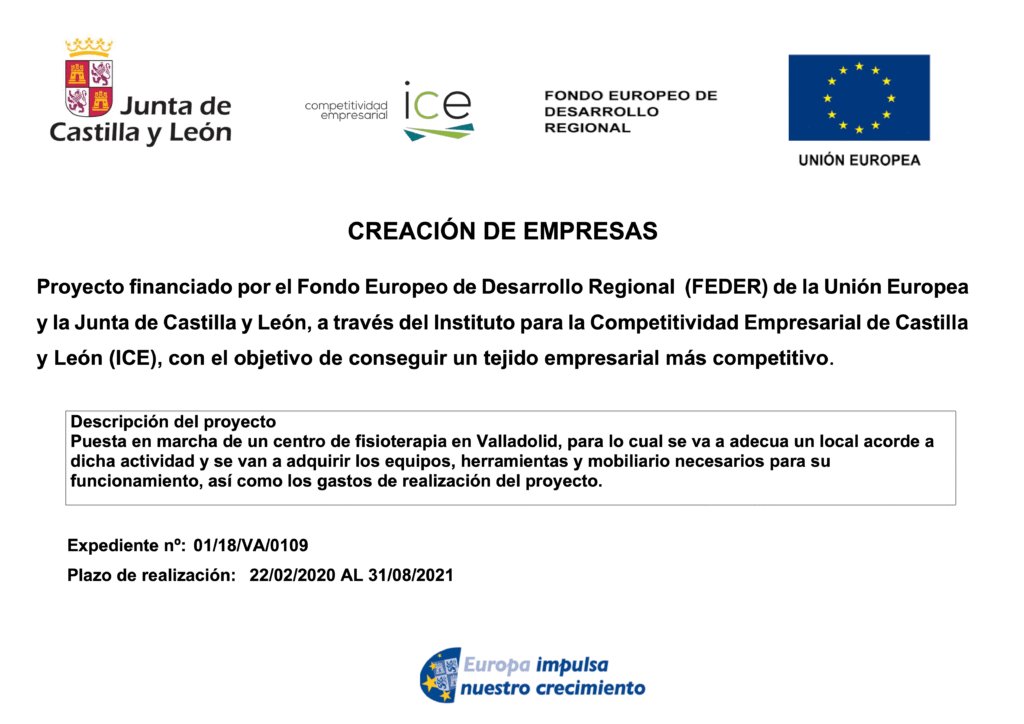 Proyecto FEDER cartel