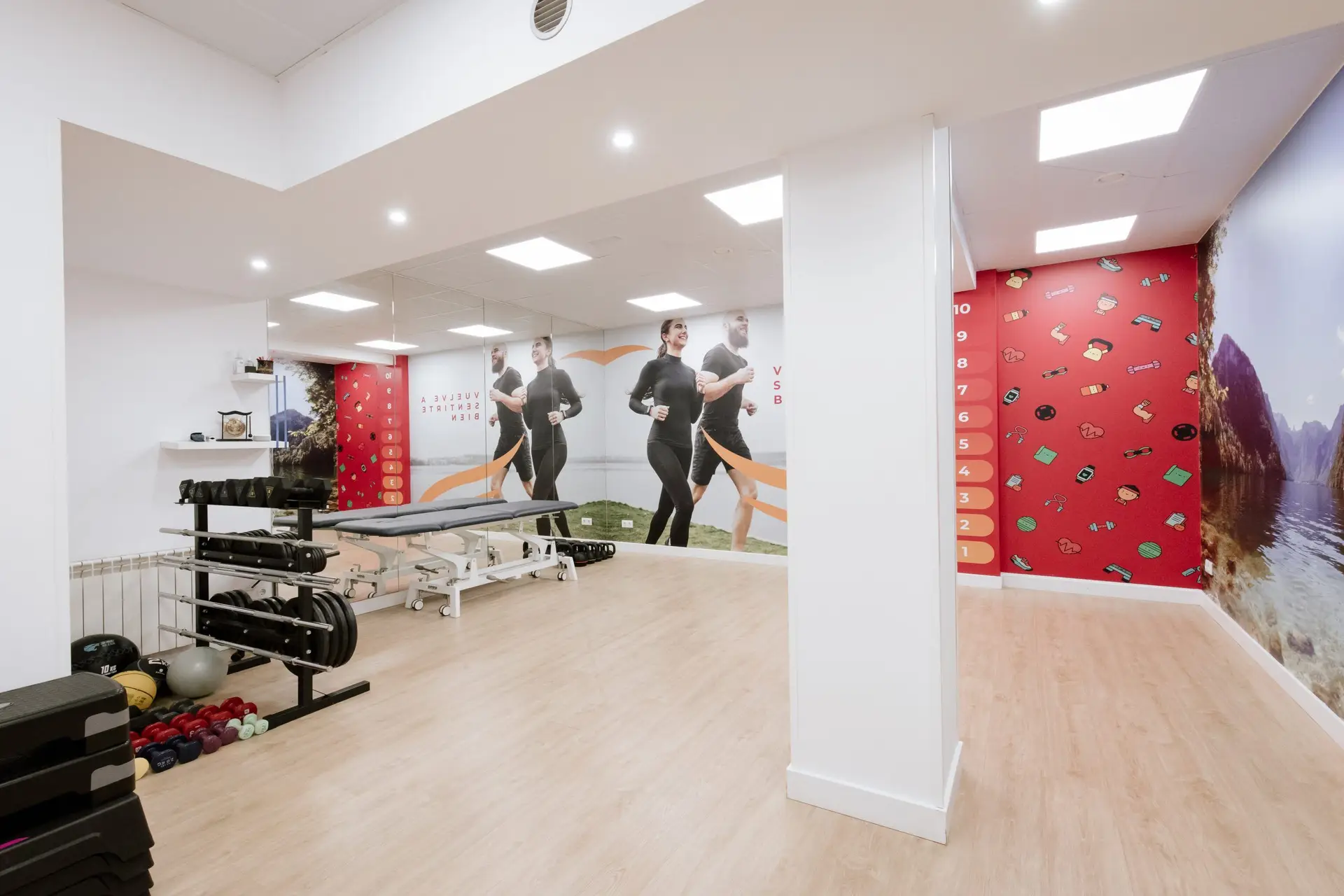 Sala entrenamiento Fénix fisioterapia