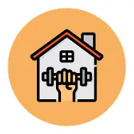 Icono casa entrenamiento personalizado